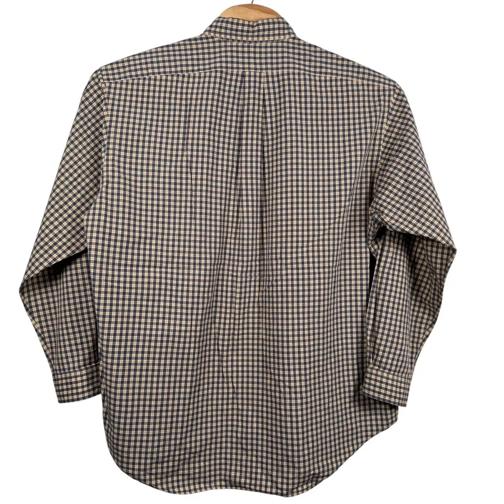 Polo‎ Ralph Lauren Blake Yellow Blue Gingham Check Button Down Shirt Men's XL